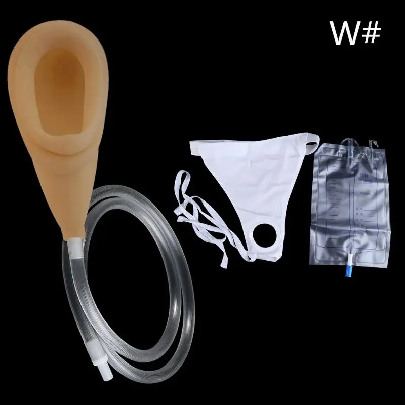 BAILI MEDICAL Urinal Urine Collector For Men Women In Bed Berathable Bottle Bag Health Care Latex Particles Soft Touch X4YD