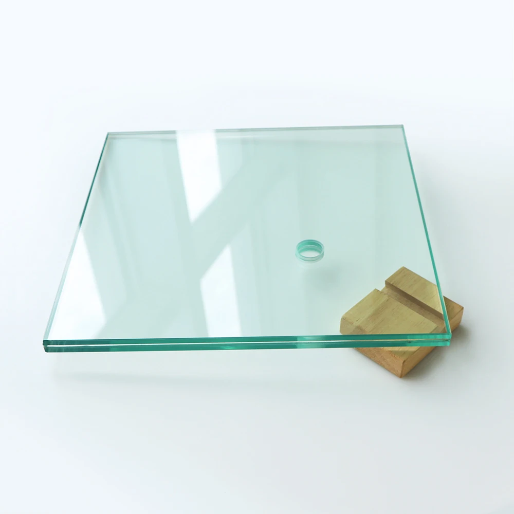 Clear laminated glass canopy pvb 6mm clear grey hollow balcony glazing basketball board for building floor