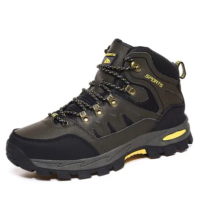 Breathable Mesh High Top Low Heel Hiking Boots Unisex Trail Walking