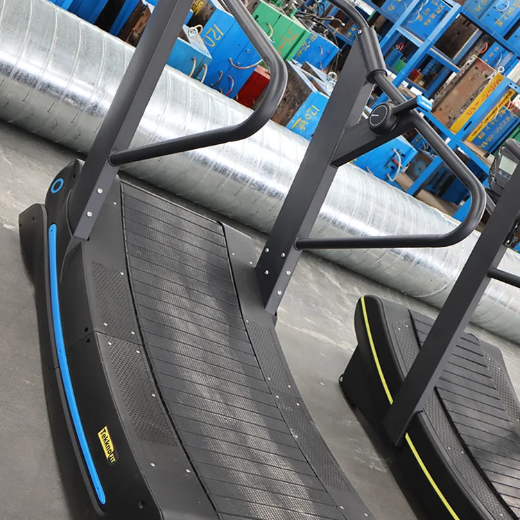 Ручная беговая дорожка изогнутая Мини-Беговая машина Коммерческая кривая ручная беговая дорожка