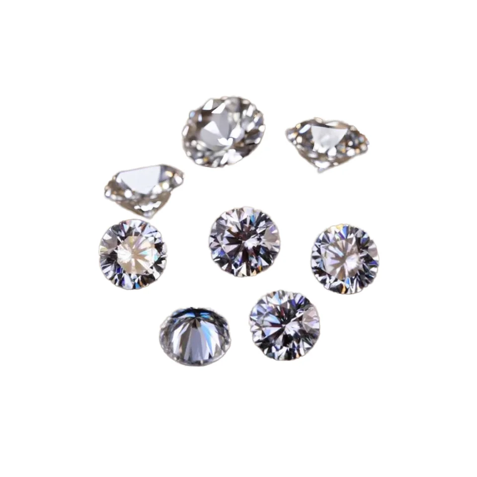 Custom 1 Carat Engagement Diamond Ring 18K Gold with Laboratory Grown round Brilliant Cut Artificial Diamond Brilliant Cut