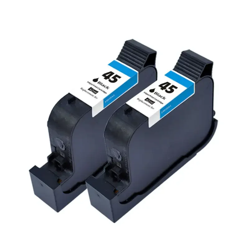 recycled printer cartridge a45 black ink cartridge replicas for  51645A CAD clothing plotter special for desktop printer