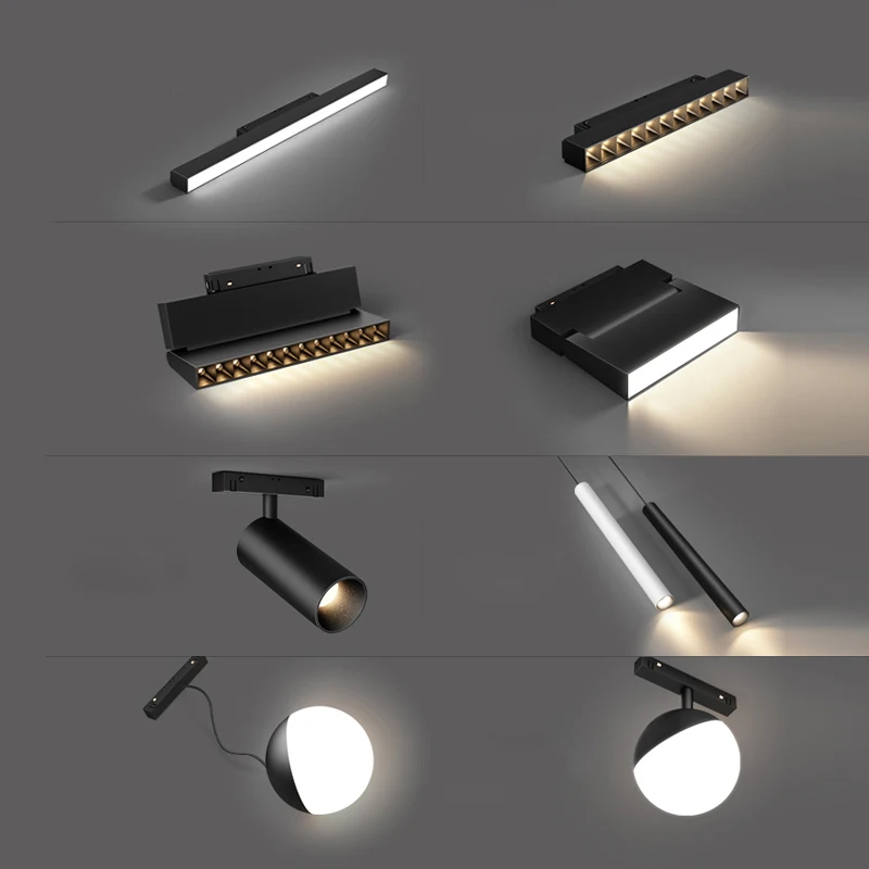 VACE Spot Cct 48V Gold Kitchen Grid Aluminum Body System Pendant Magnet Magnetic Led Track Lights