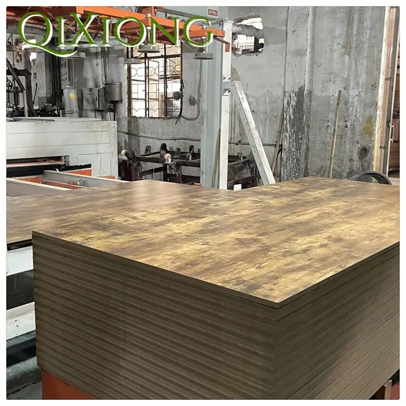 20mm Melamine board High Glossy PET MDF sheet 20 ft container Germany MDF Panel