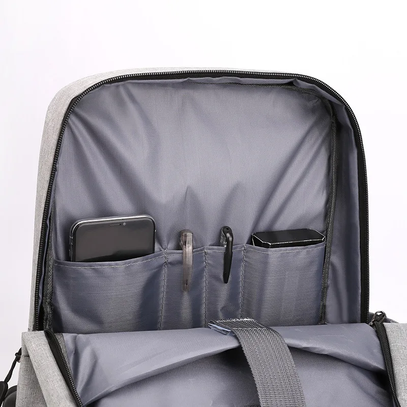 Изготовленные на заказ деловые водонепроницаемые сумки для ноутбуков поставщик школьные сумки и рюкзаки для путешествий порт USB для зарядки; Для мужчин и женщин; Смарт-рюкзак для мужчин