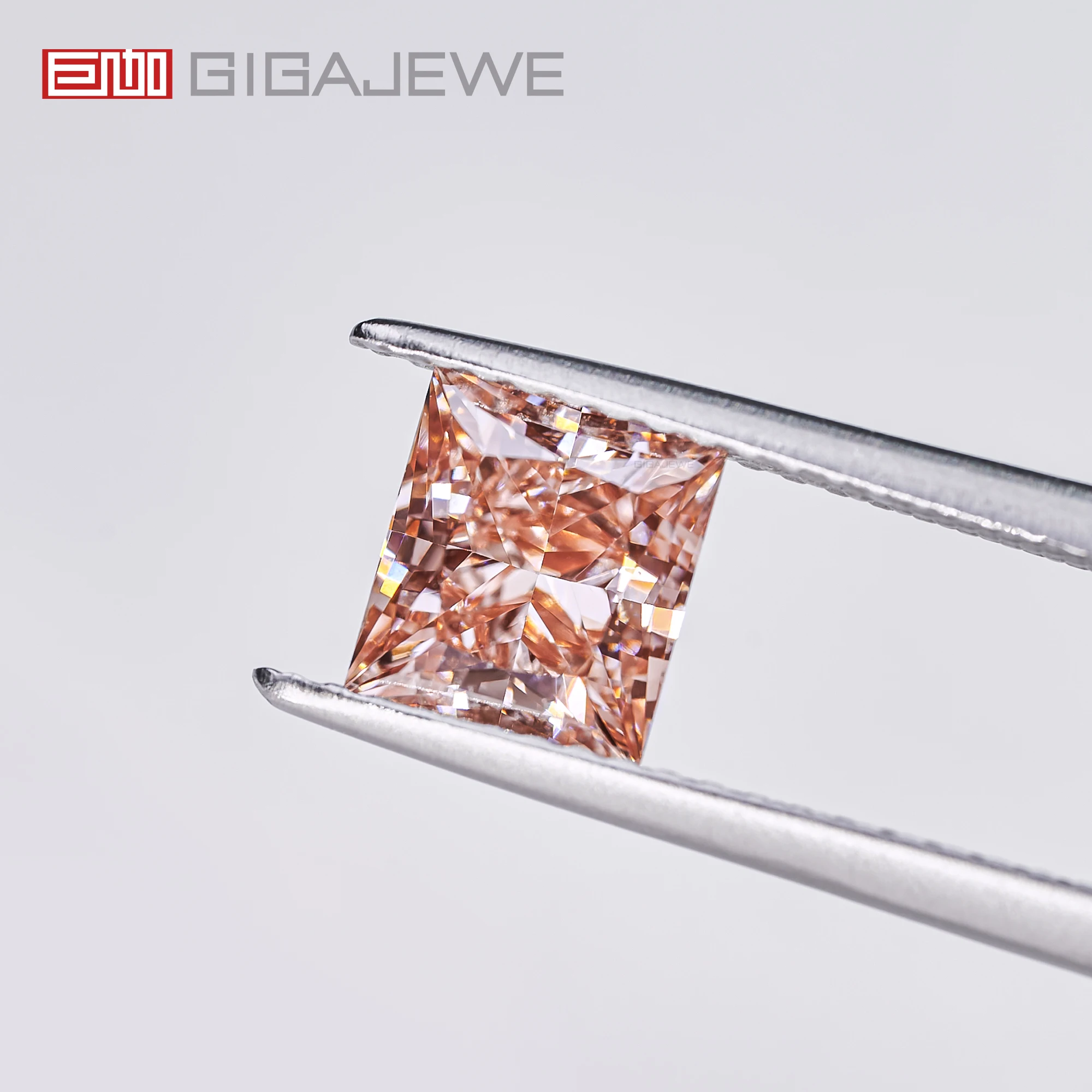 Синтетические бриллианты GIGAJEWE розового цвета, круглые и необычные, CVD lab