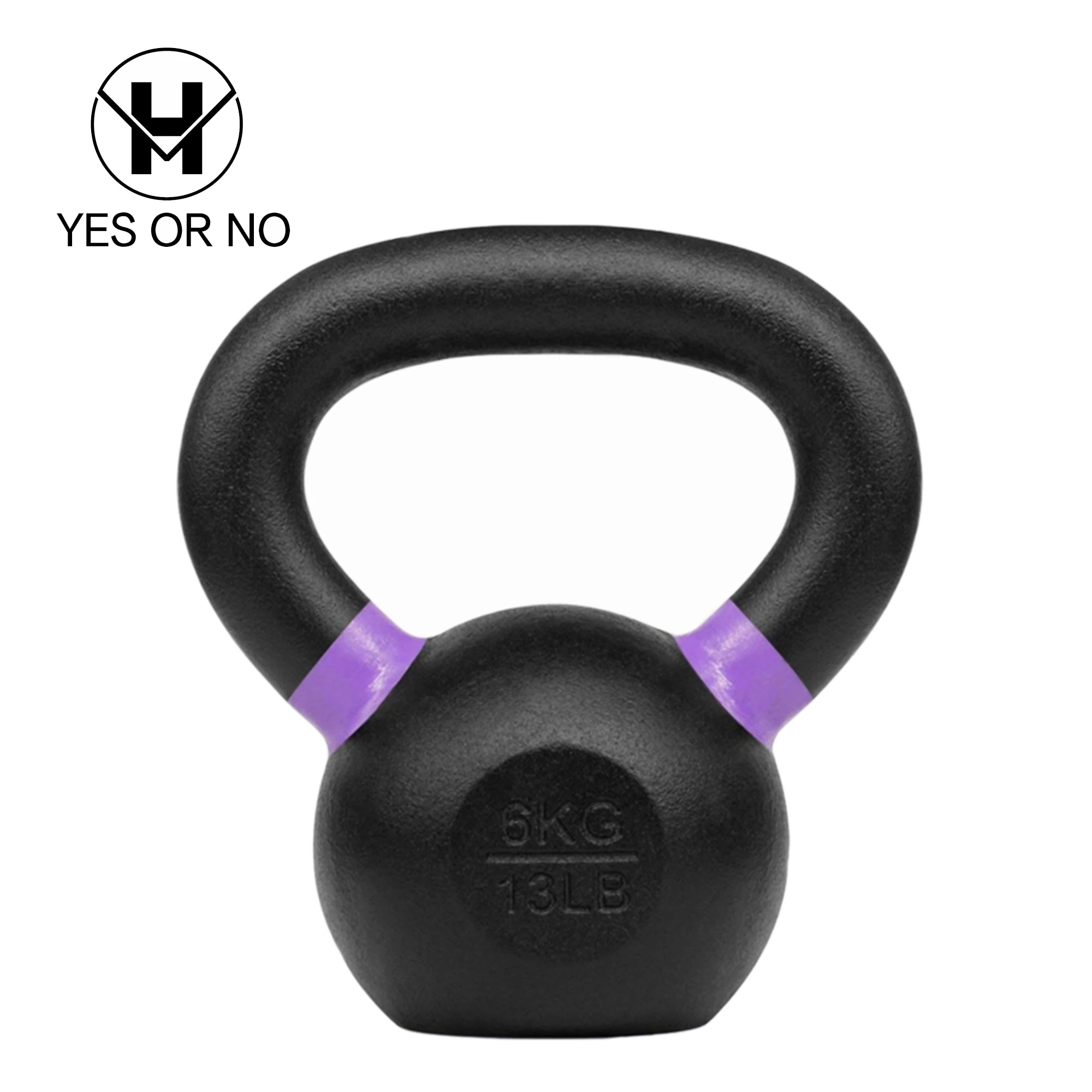 YES OR NO U Shaped Functional Fitness Kettlebell Cast Iron Competition Caoutchouc Kettlebell