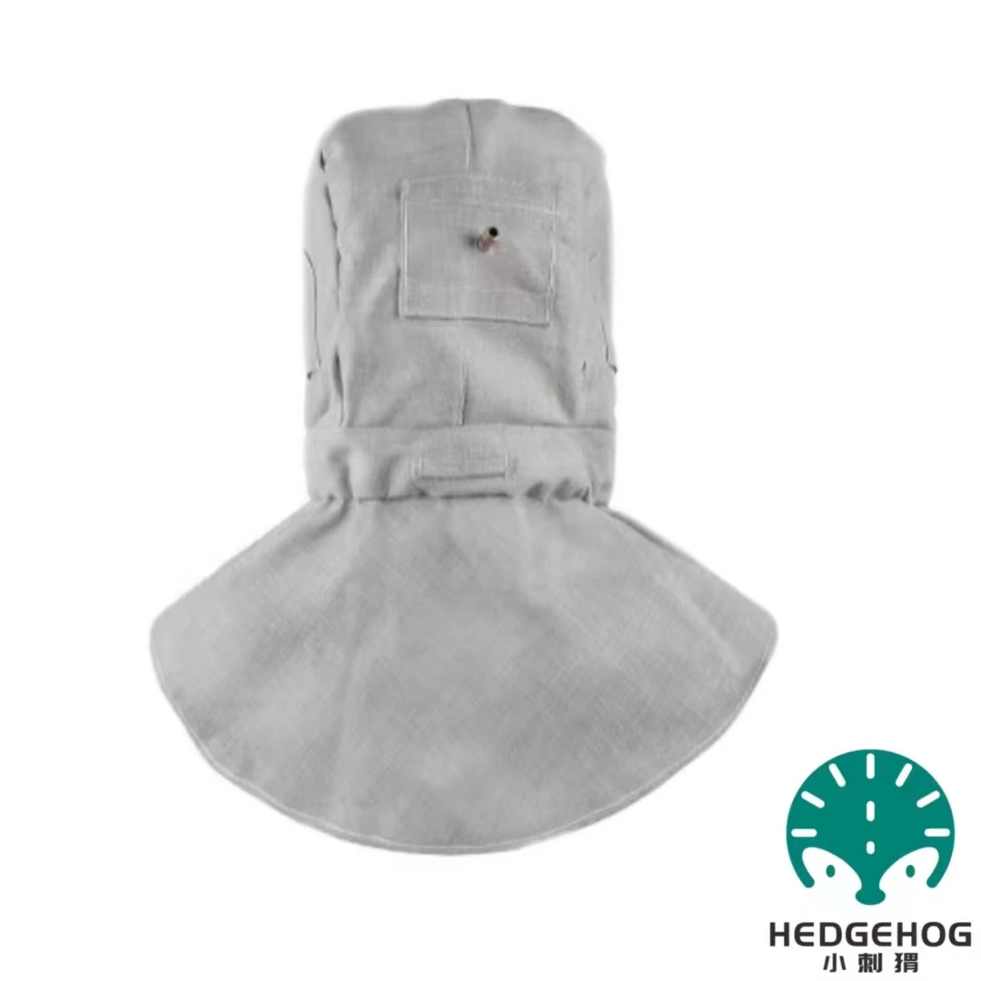 Polishing dust-proof sandblasting cap, thickening canvas spray painting large head cap, labor protection wind cap