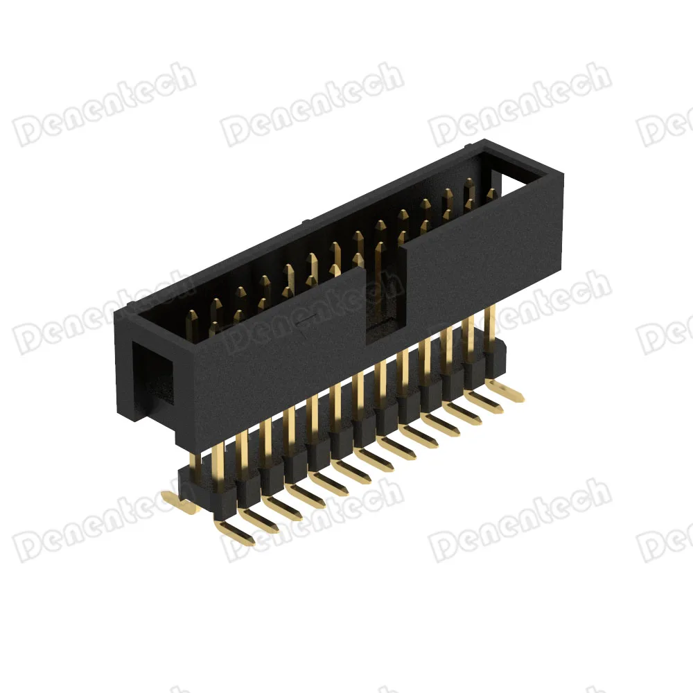 Denentech 2.54mm H9.0 W8.80 Dual Row  Straight Heighten SMD Box Header connector