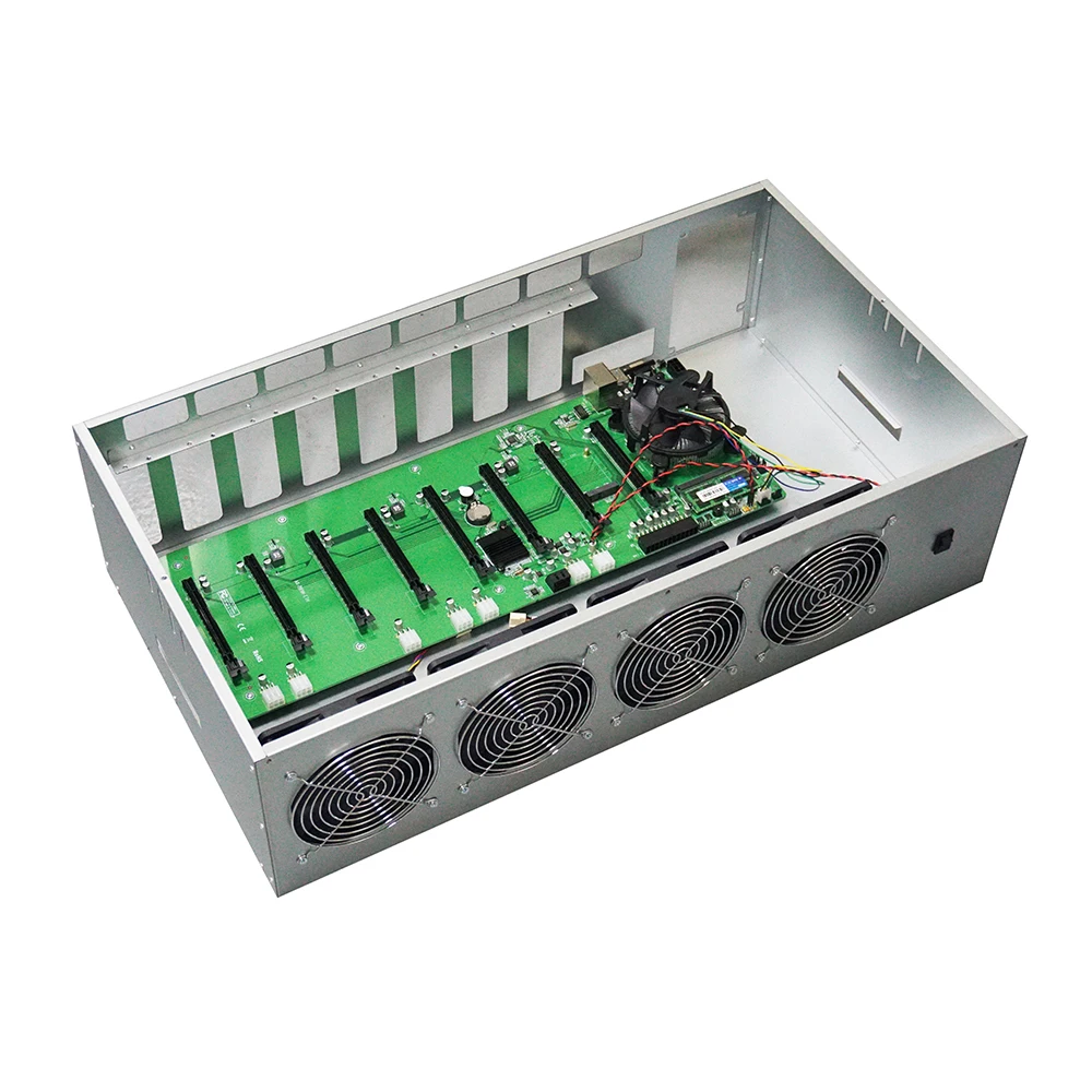 65mm Spacing motherboard Metal computer PC case system box with power supply