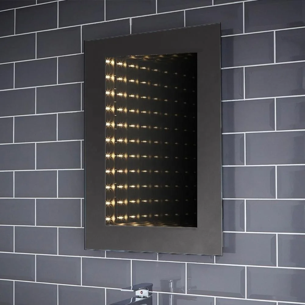 Modern Wall Mounted Touch Screen Illuminated 3D Led Bathroom Mirror