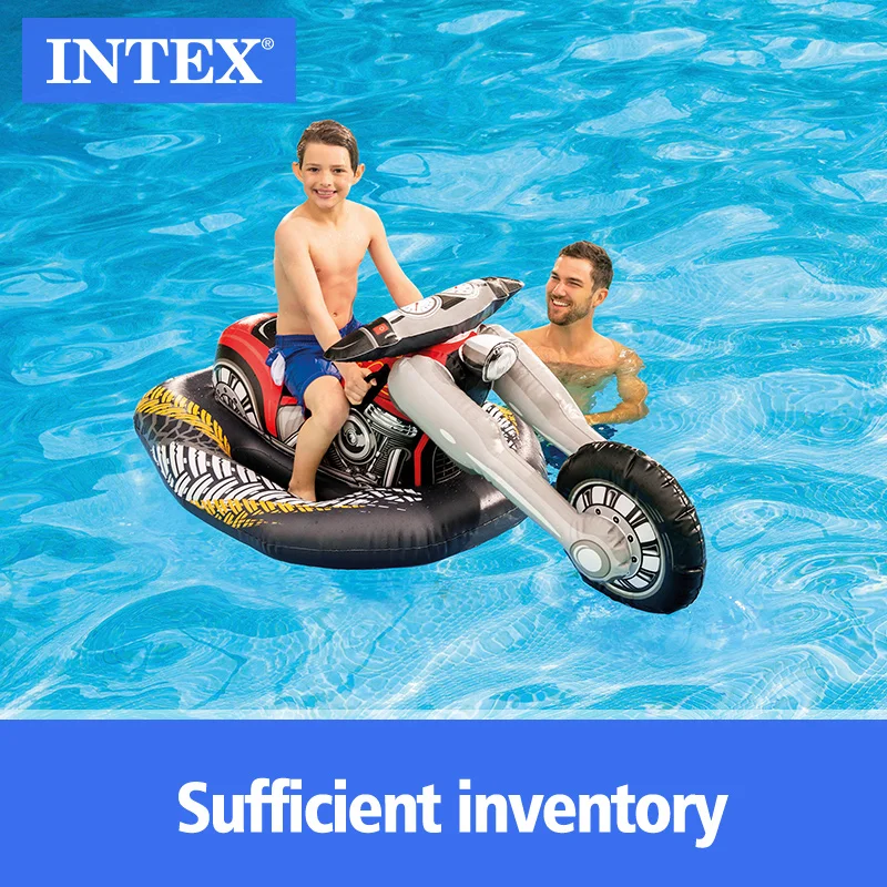 INTEX 57534 Swimming pool CRUISER MOTORBIKE RIDE-ON Inflatable floating row