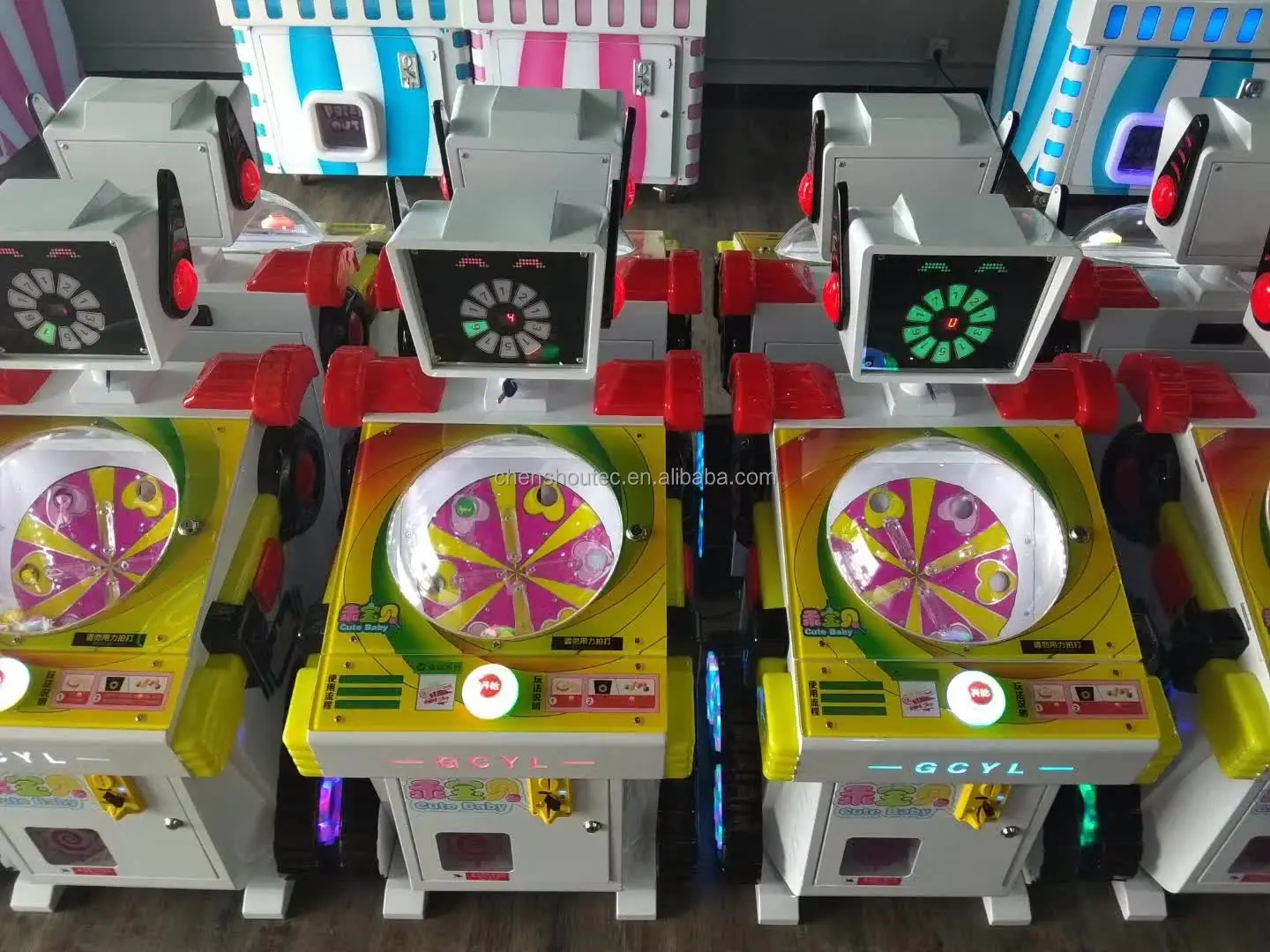 Factory Directly Sell Coin Operated Candy Machine Children Mini Lollipop Vending Game Machines