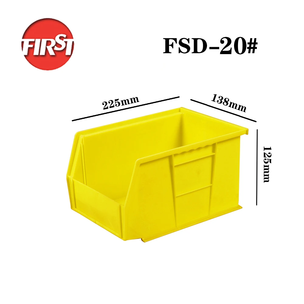 Warehouse industrial plastic stackable  tool parts storage plastic bins