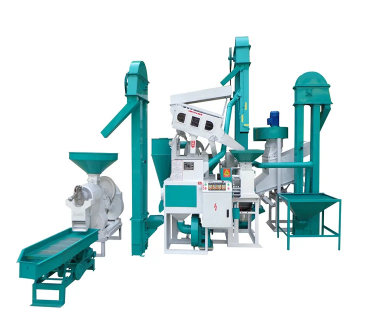 Mini rice milling dryer sets rice and corn milling machines