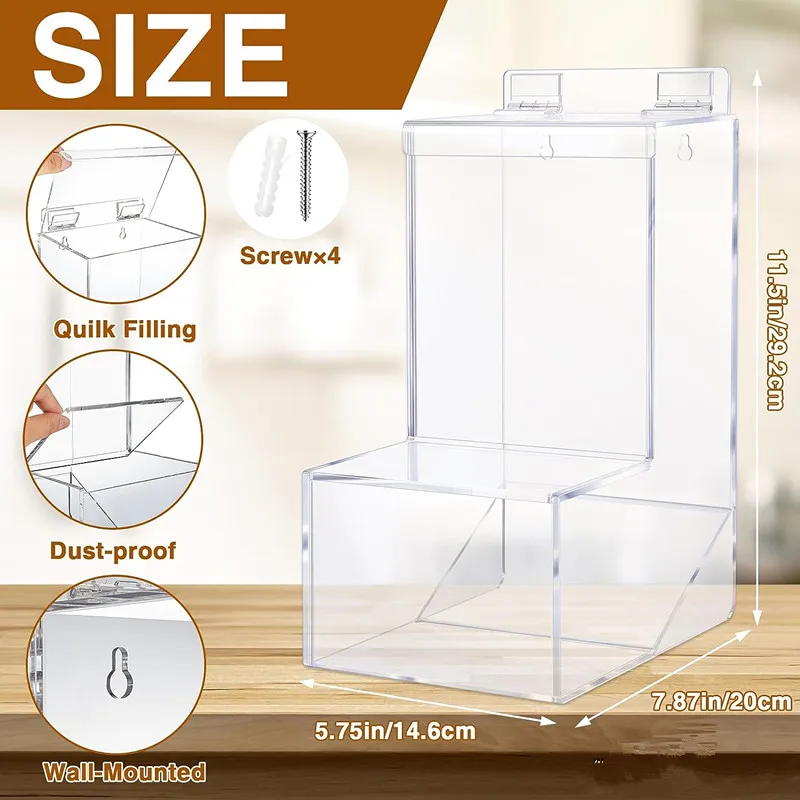 Custom acrylic supermarket cereal/rice/candy dispenser