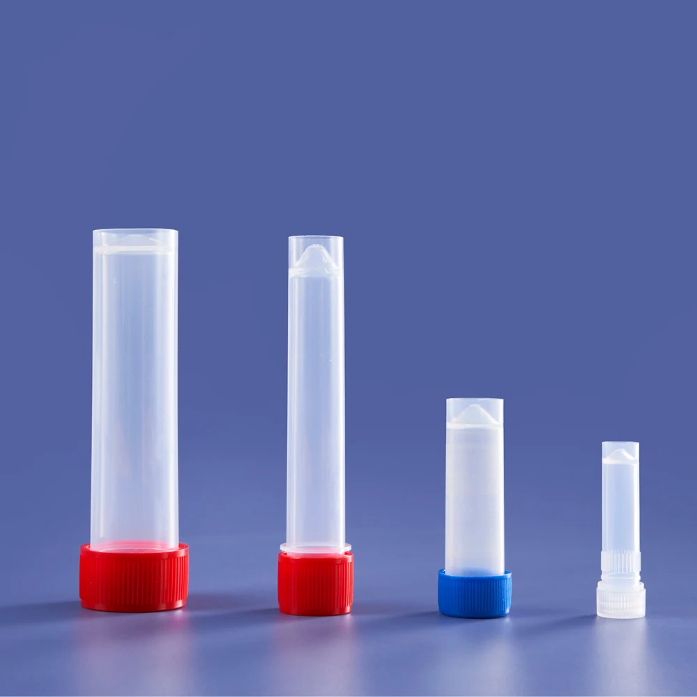Laboratory 1ml Test Tubes Sterile Polypropylene Cryogenic Vials with Screw lids