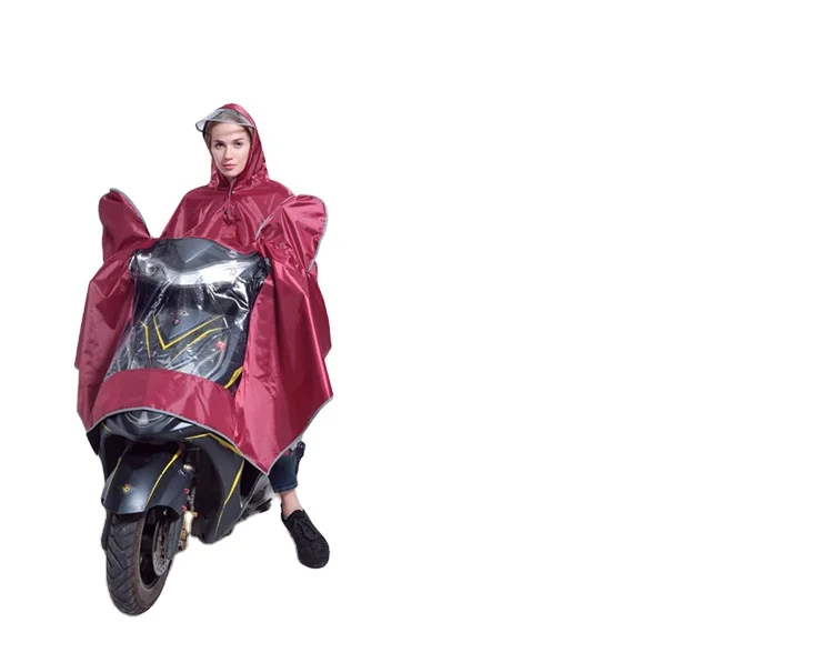 motorcycle rain coat Fully Unisex Double Bike Motorcycle Scooter Cycling Jacket Poncho Raincoat Cape