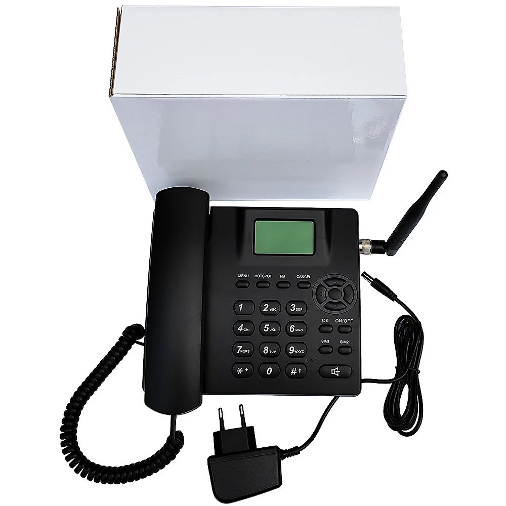 TF card support voice recording 4g wireless landline phone with wifi