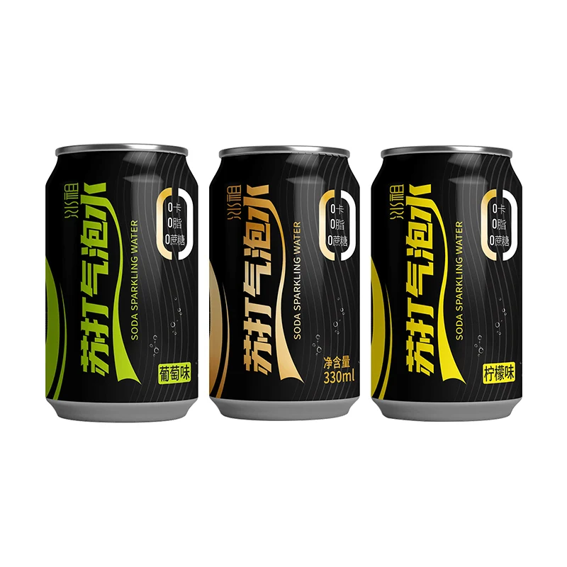 JIUR New Flavors Lemon Flavored Soda Sparkling Water production OEM private label carbonated drinks flavour for Sale