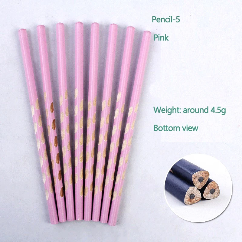 Wooden Pencil Hb Colored Pencil Three Corner Or Round Shape Sketch Pencil