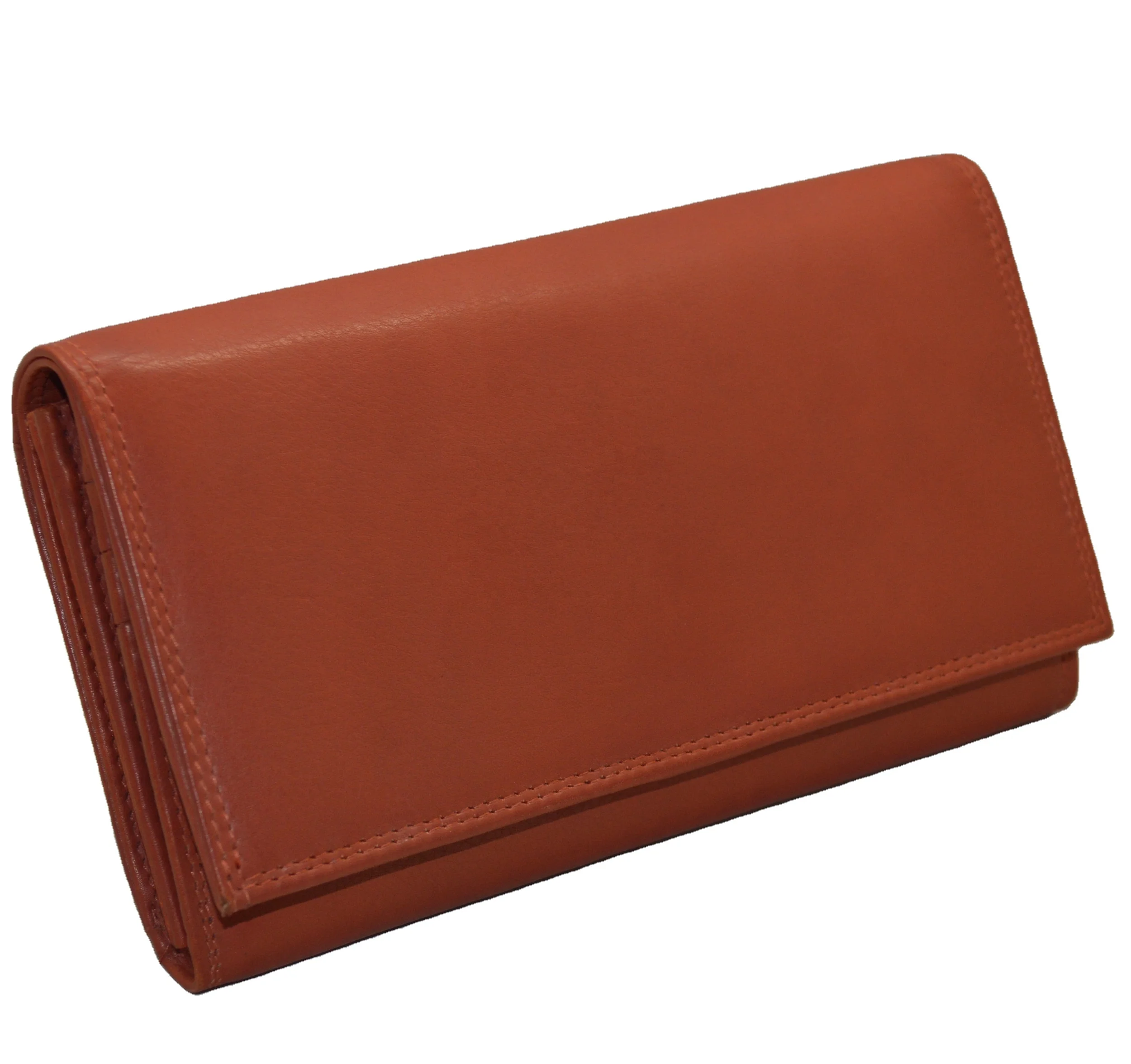 Ladies Long Wallet Fashion Women Wallets with RFID Protection Purse OEM Genuine Leather Customized Logo Polyester 5-7 Days 1479