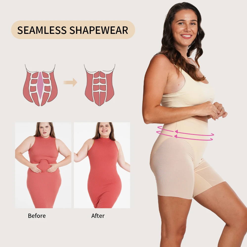 S-SHAPER Daily Wear Mesh Shape Shorts Perfect Extremely Breathable Quick Dry Shapewear Seamless fit Shape Panties For Women