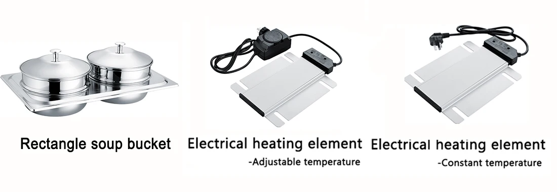 9L Stainless Steel Commercial  Heater Chafing Dish decorative fancy roll top chafing dish  buffet set gold chafing dish