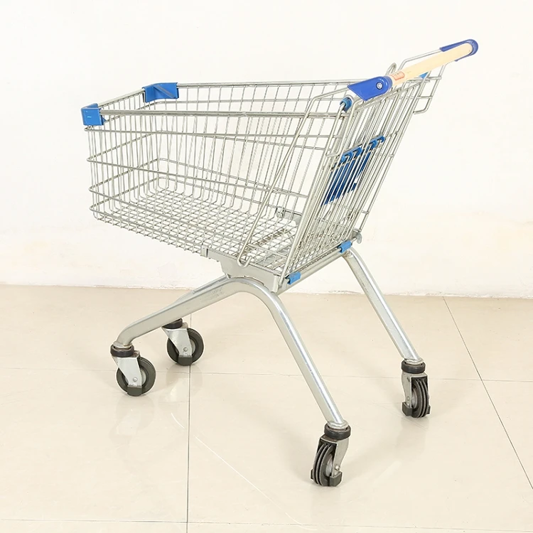 Professional Made Strong Metal Small Shopping Cart Basket Shopping Trolley