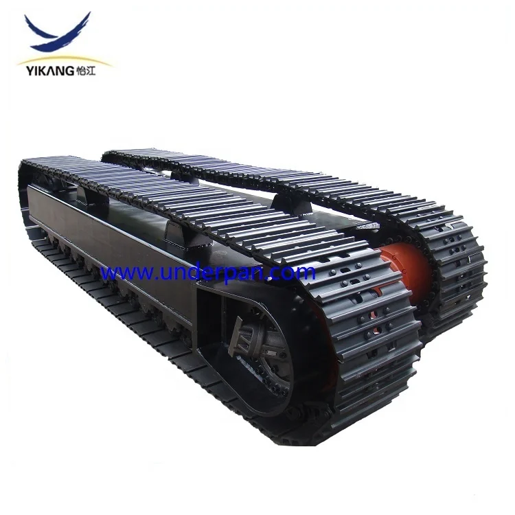 Customized design the hydraulic rock drilling rig steel track undercarriages