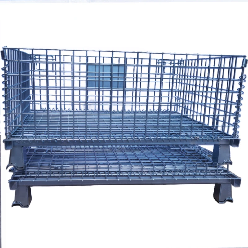 Competitive Price Metal Steel Storage Wire Mesh Pallet Stack Warehouse Cage