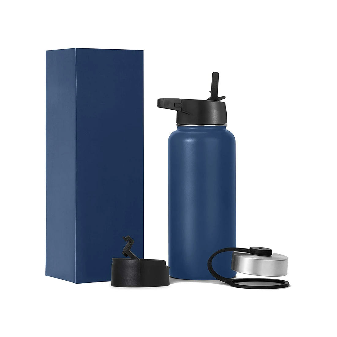 Manufacturer of Hot and Cold Double Wall Vacuum Flask 18/8 Stainless Steel Eco Friendly Water Bottles with Custom Logo