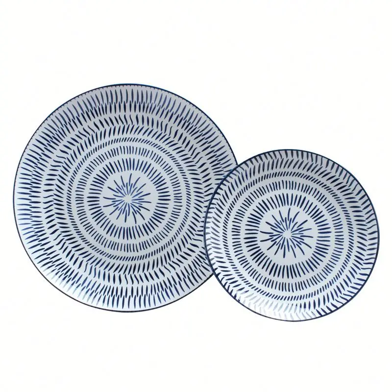 Высокое качество пользовательские печатные керамические фарфоровые тарелки с сертификацией LFGB