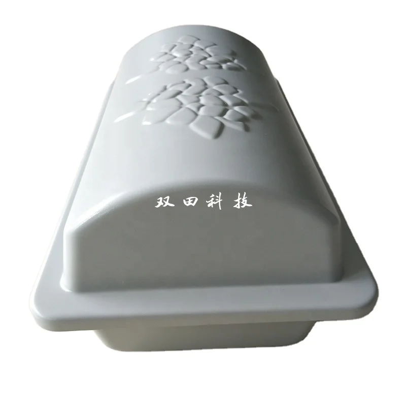 Thick vacuum formed plastic pets box pets coffin dogs/cats coffin 565*318*240mm