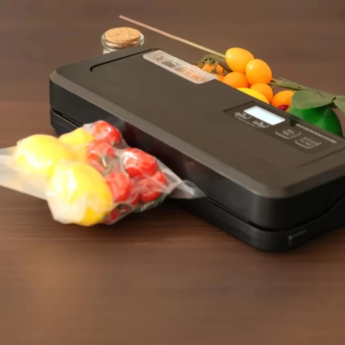 vacuum sealer  for food 290mm Sealing length continuous band sealing machine with vacuum sealer 25kg rice vacuum pac