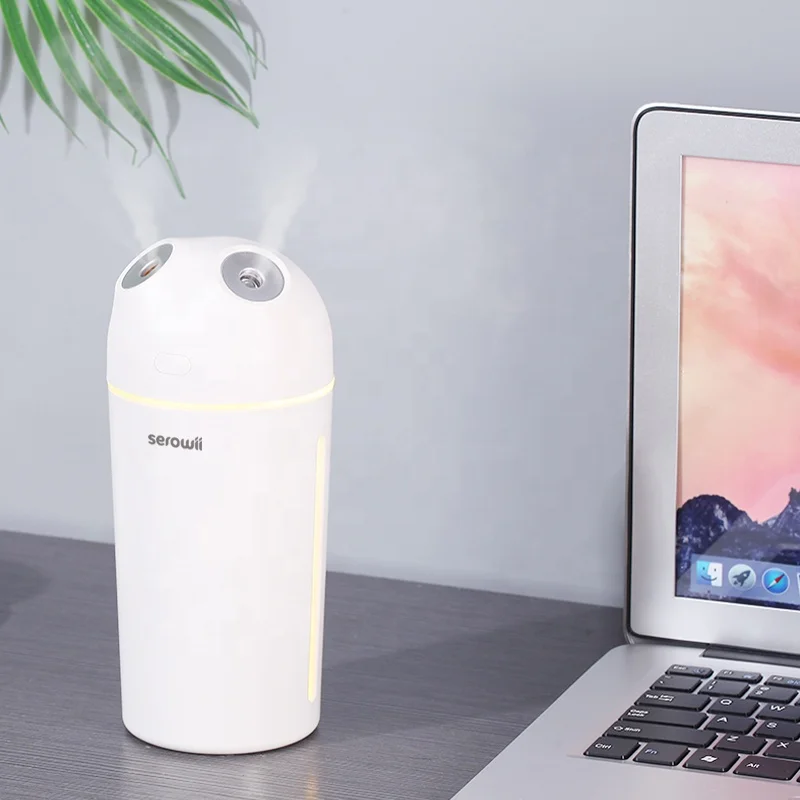 Latest design Portable mini USB Dual Spray humidifier