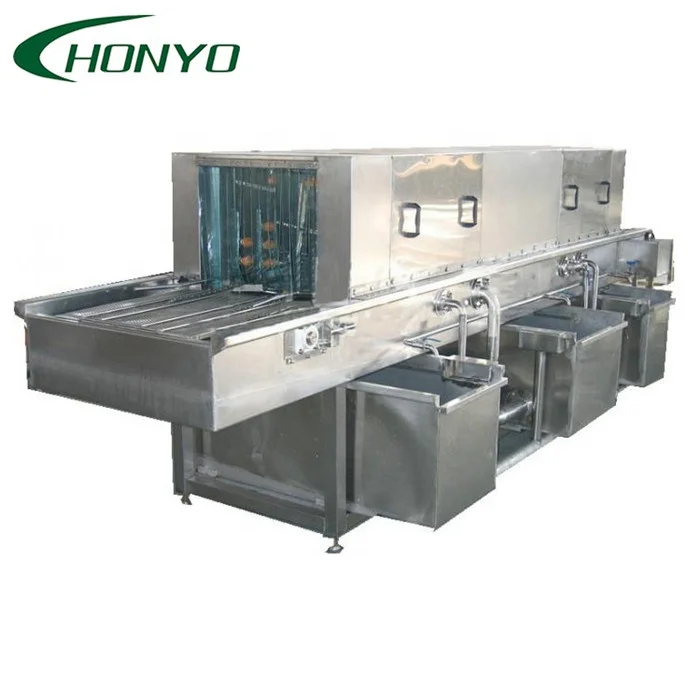 Automatic cleaning device automatic induction flip high-pressure cleaning turnover basket device