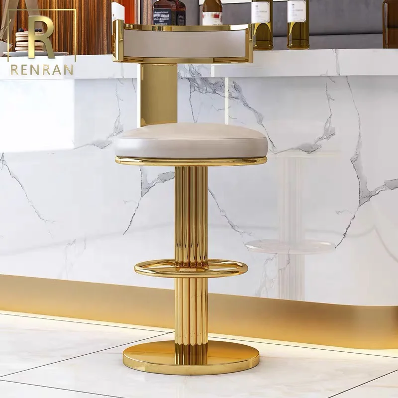 Popular Design Commercial Furniture Stainless Steel Metal Gold bar