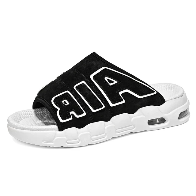 Designer Air Cushion Slippers Summer Men Sandals Thick Sole Beach Slippers Flats Cloud Slides Sports Slippers