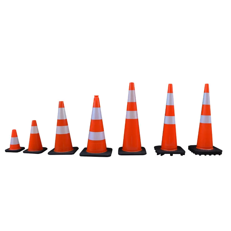 Factory Customized Logo PVC Material High Reflective Orange Road Safety Cones Traffic Cone