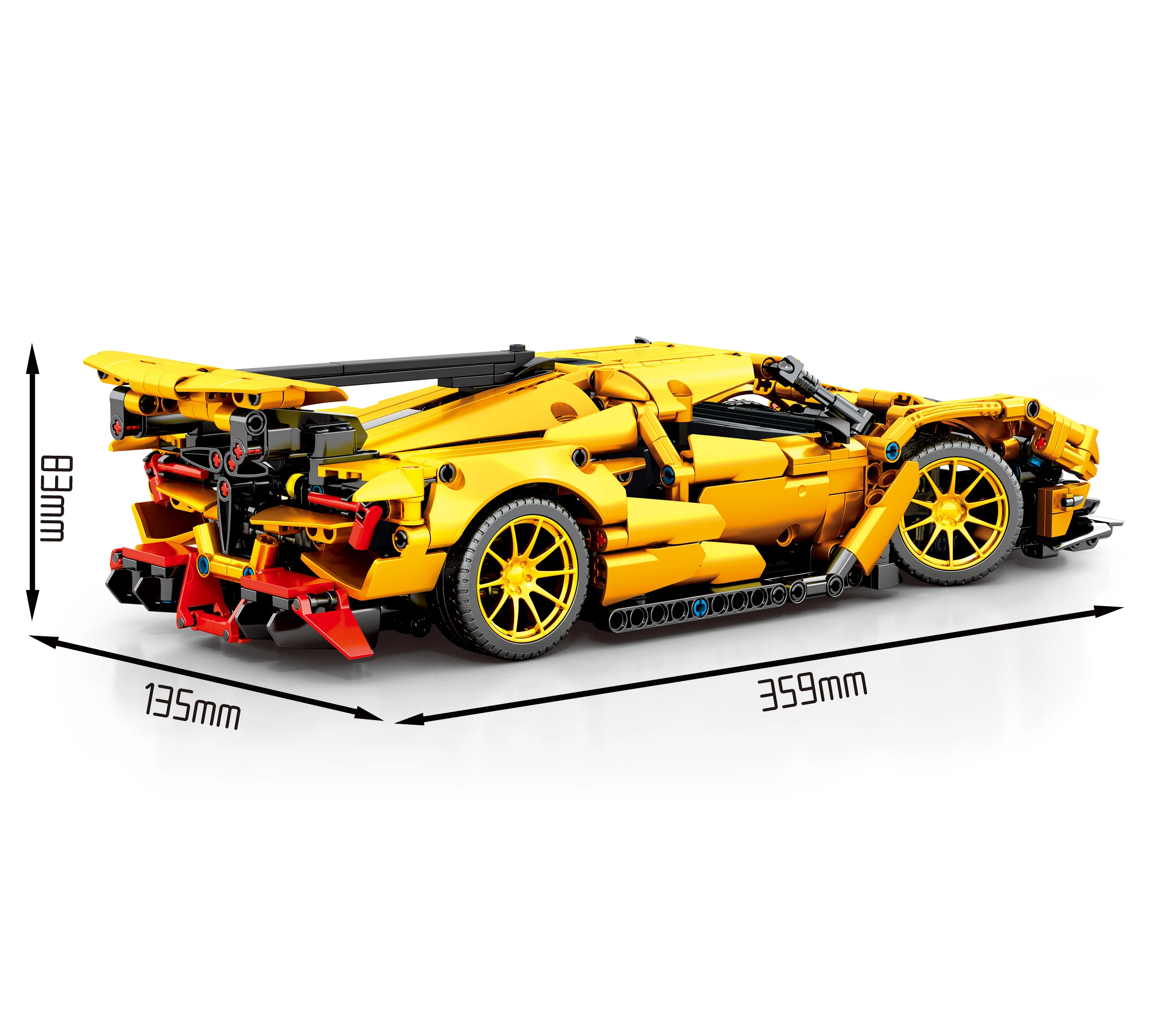 2022 HOT Remote Control Super Racing Apollo Sports Car Building Block Toys