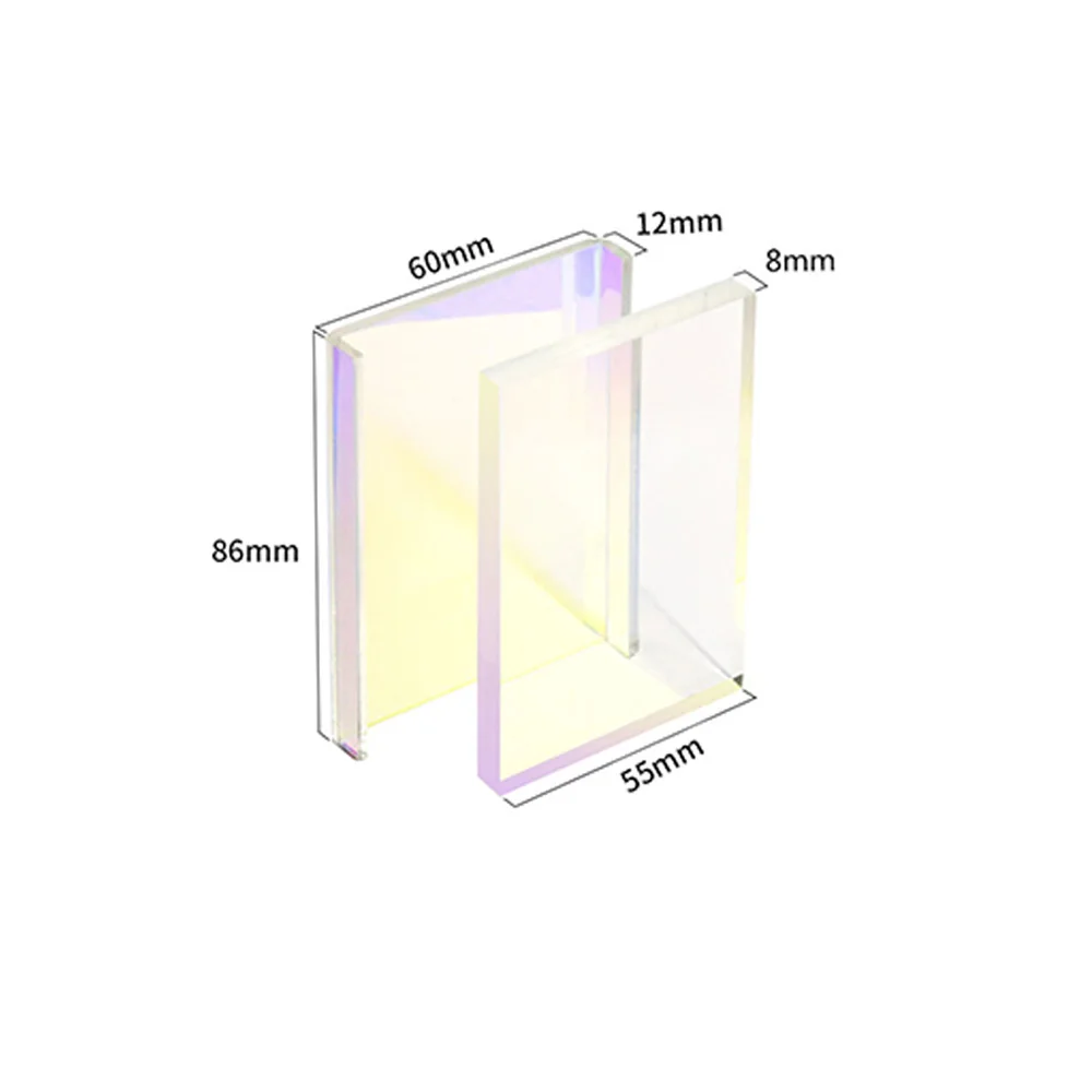 Wholesale Iridescent Mini 2x3 Acrylic Picture Display Polaroid Photo Frame for Tabletop