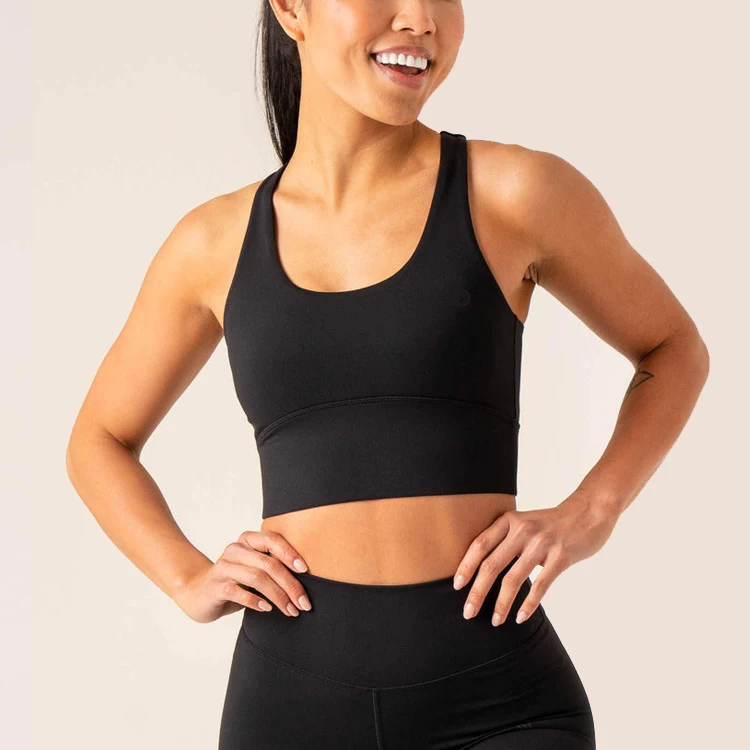 Wholesales OEM Service Custom Logo Printing High Impact Comfortable Good Skin Touch Women Yoga Bras Pattern Sports Bras