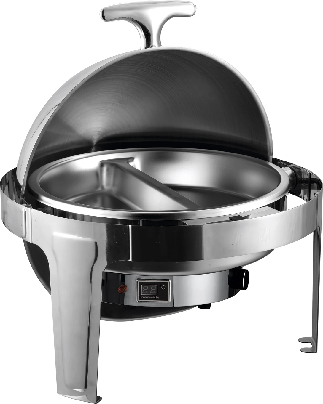 High Quality Kitchen Equipment Stainless Steal Food Warmer Buffet Stove Chafing Dish for Restaurant and Hotel