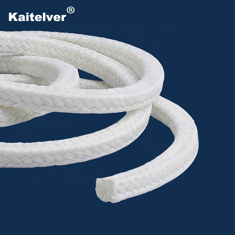 High temperature heat insulation sealing ceramic fiber wool blanket core round rope/cord