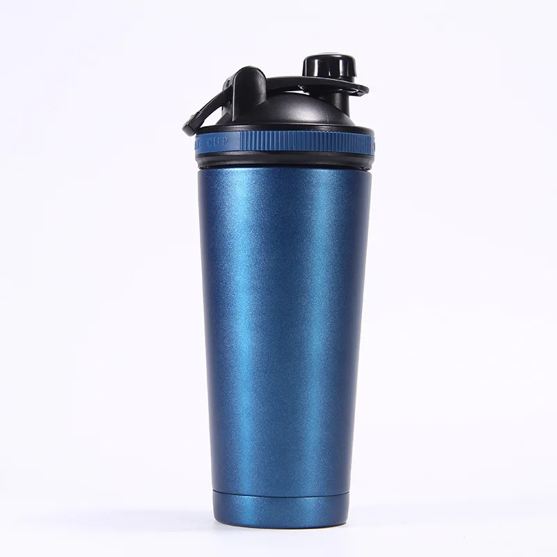 FX Factory Custom Logo Printing Sport Water Bottle Gym Shaker Flask with Lid for Protein Mixing and Drinking