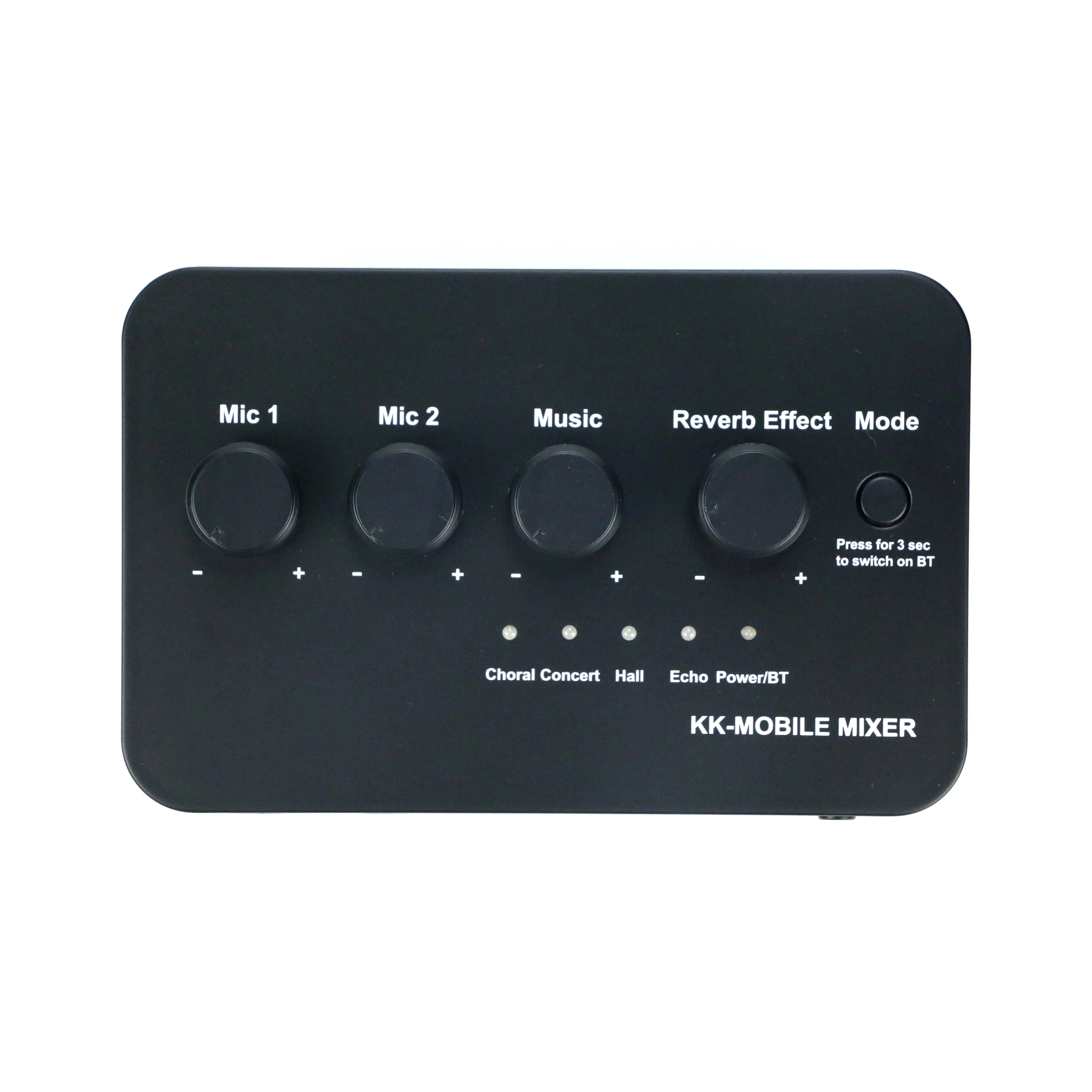 Sound Card karaoke Sound Mixer  for recording and Live Streaming with Reverb Effects