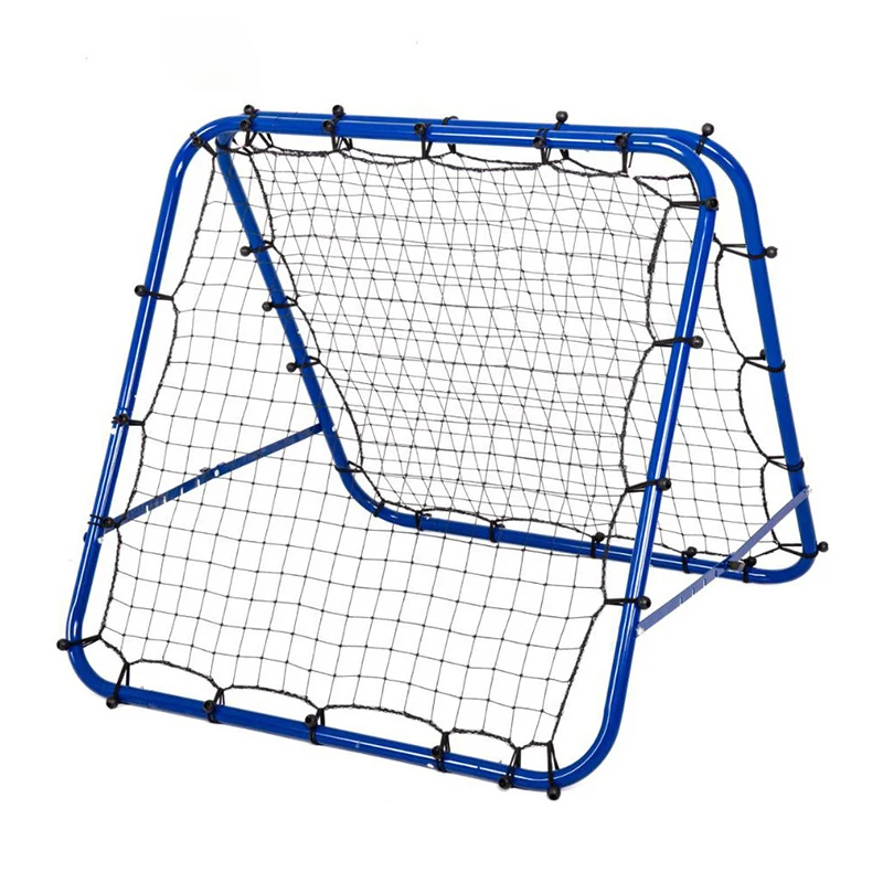 Adjustable outdoor football soccer training Kickback sturdy metal tube rebounder net