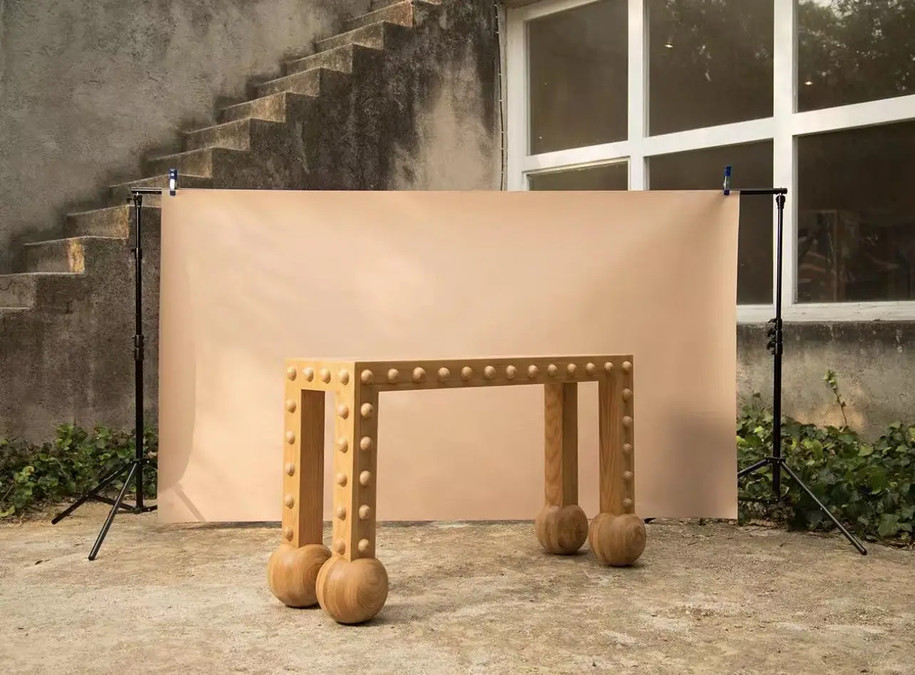 Outdoor wedding furniture design legs luxury rectangular dining table  cabinets