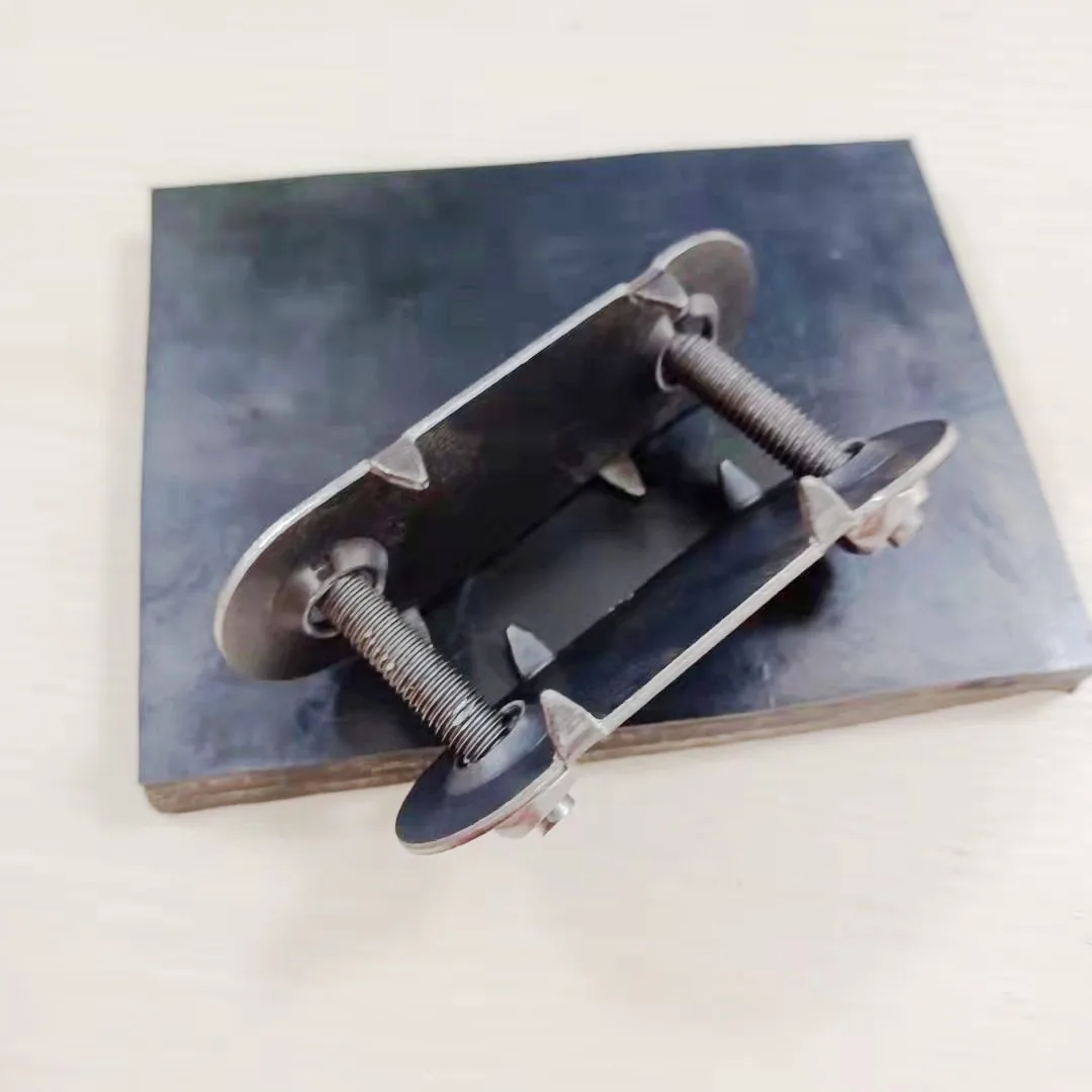 solid plate 2.5 Inch conveyor belt fasteners clasp bolt